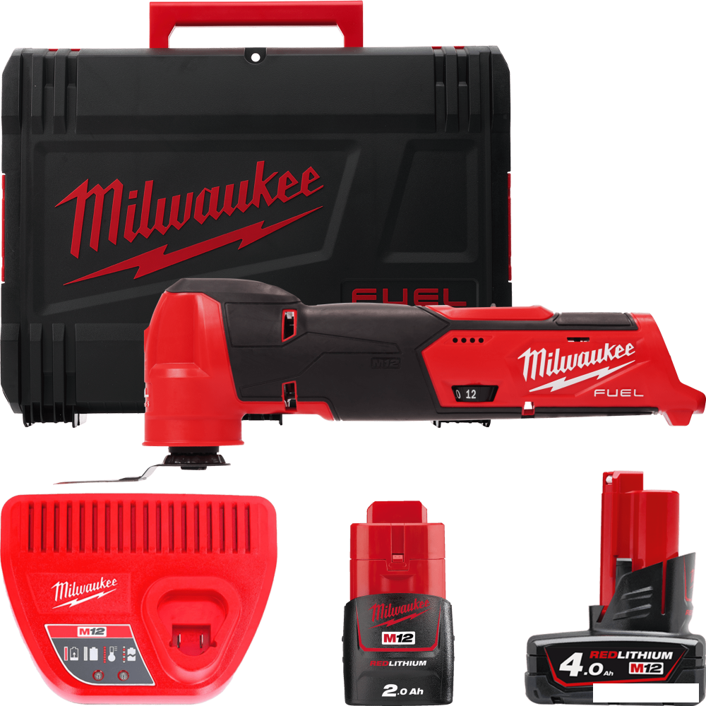 Реноватор Milwaukee M12 Fuel M12FMT-422X 4933472239 (с 2-мя АКБ 2 Ач + 4 Ач, кейс)