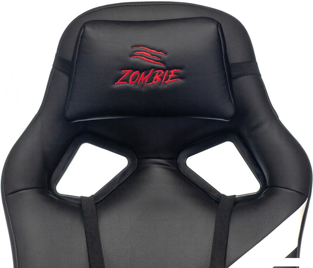 Игровое (геймерское) кресло Zombie Driver (черный/белый)