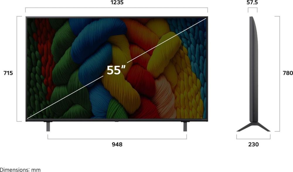 Телевизор LG NanoCell AI NANO81 55NANO81A6A