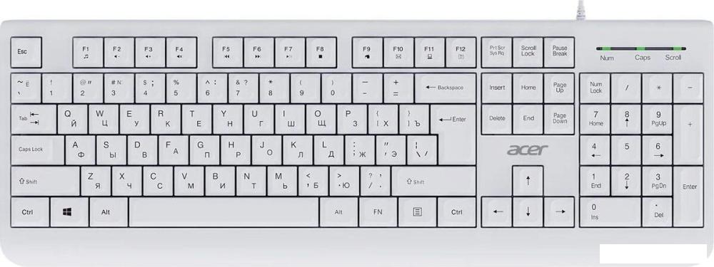 Клавиатура Acer OKW400 (белый)
