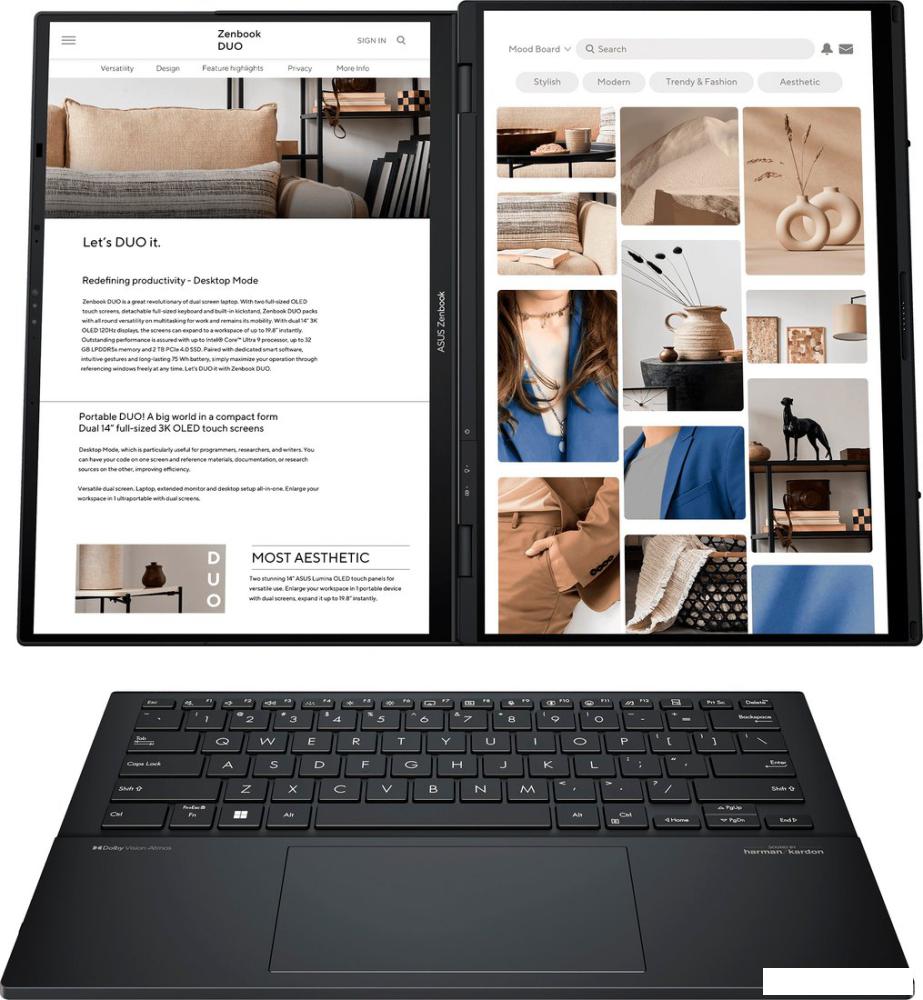 Рабочая станция ASUS Zenbook 14 Duo OLED UX8406CA-QL345X