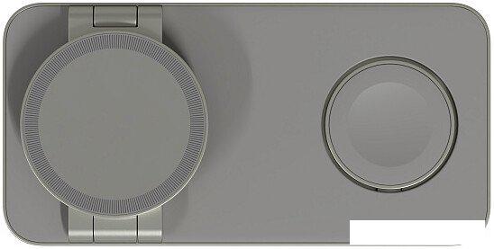 Беспроводное зарядное Magssory Yoga 3 в 1 Charging Station для Apple Qi2 WCH016t (титан)