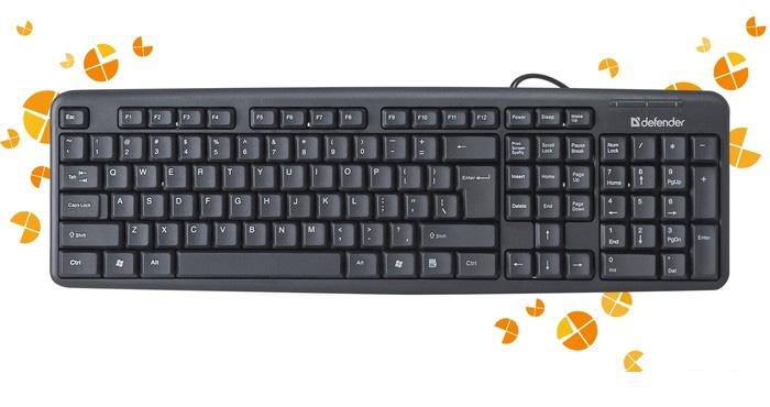 Клавиатура Defender Element HB-520 USB (черный)
