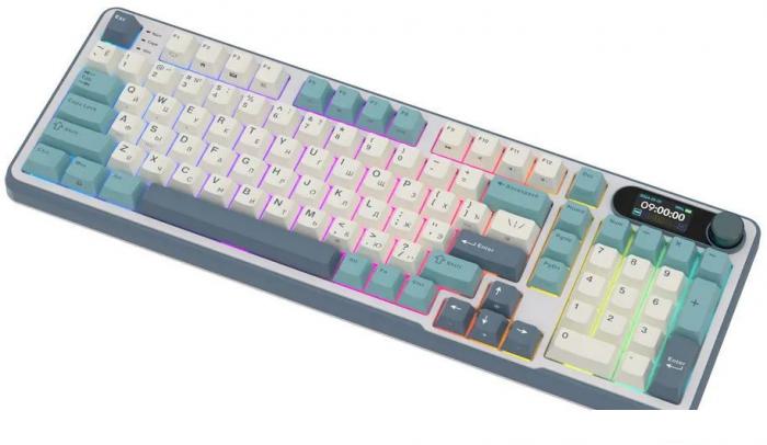 Клавиатура Royal Kludge RK-S98 RGB Light Cloud (RK Brown)