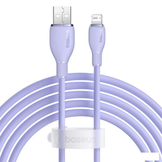 Кабель Baseus Pudding Series Fast Charging Cable 2.4A USB Type-A - Lightning (2 м, фиолетовый)