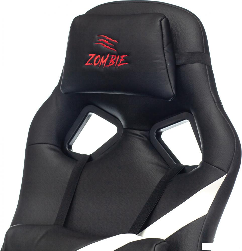 Игровое (геймерское) кресло Zombie Driver (черный/белый)