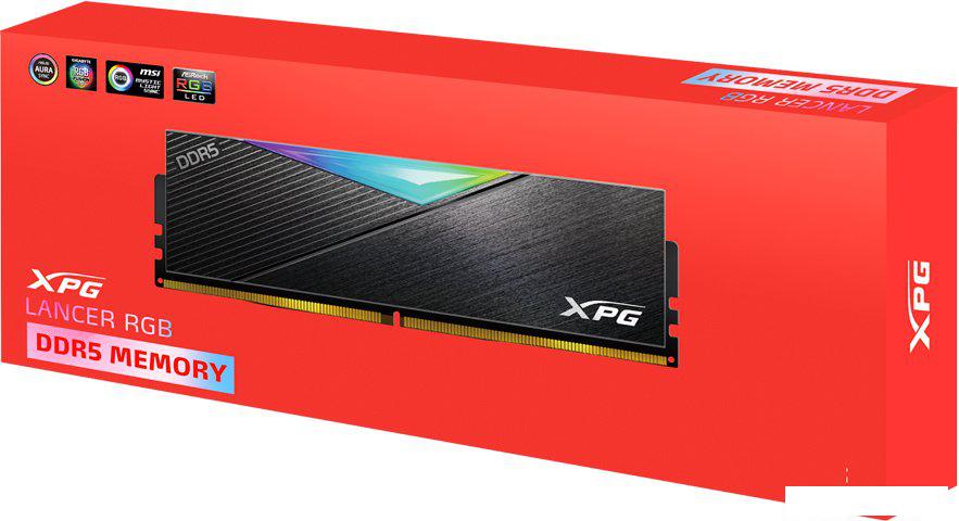 Оперативная память ADATA XPG Lancer RGB 2x48ГБ DDR5 6000МГц AX5U6000C3048G-DCLARBK