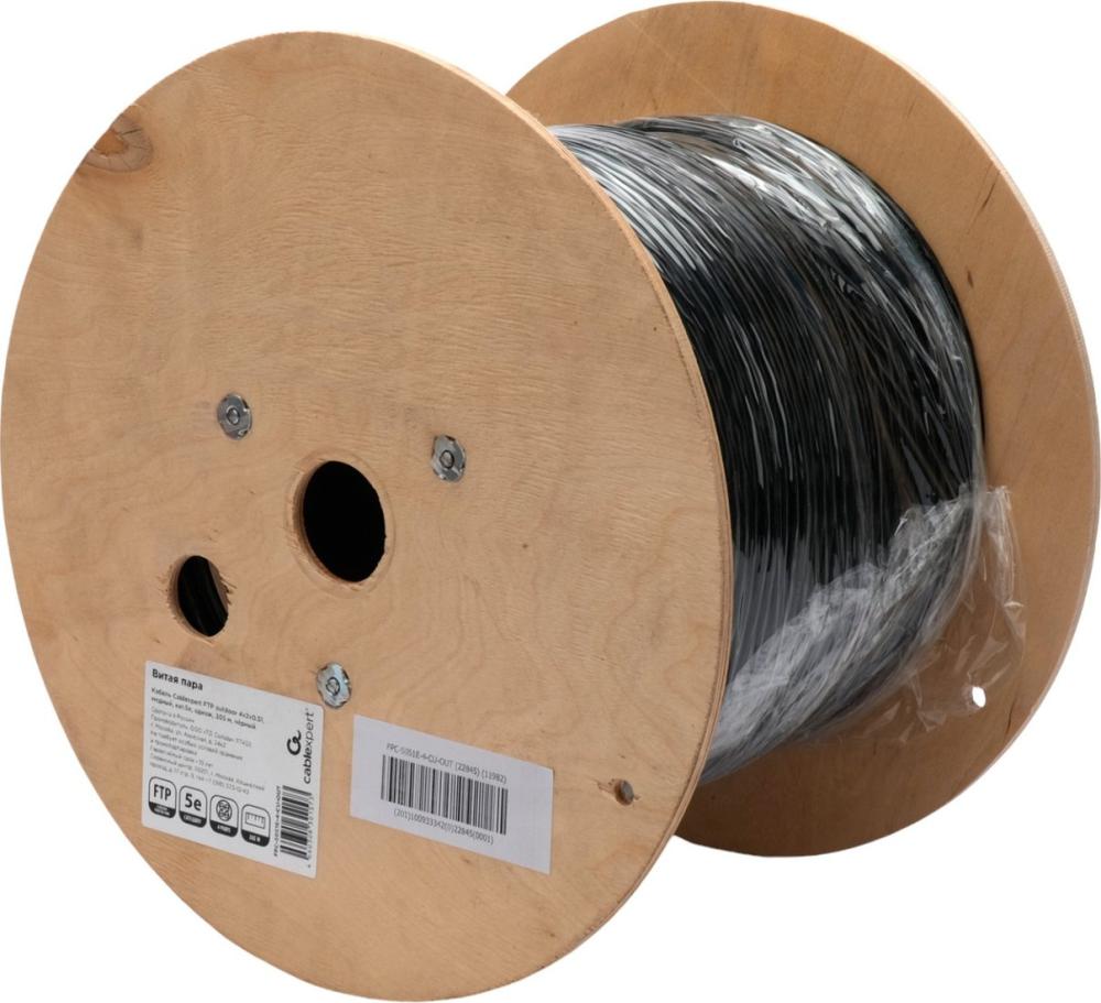 Кабель Cablexpert FPC-5051E-4-CU-OUT (305 м, черный)