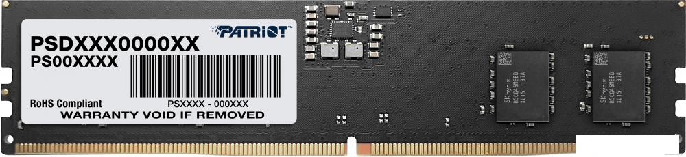 Оперативная память Patriot Signature Line 8ГБ DDR5 4800 МГц PSD58G480041