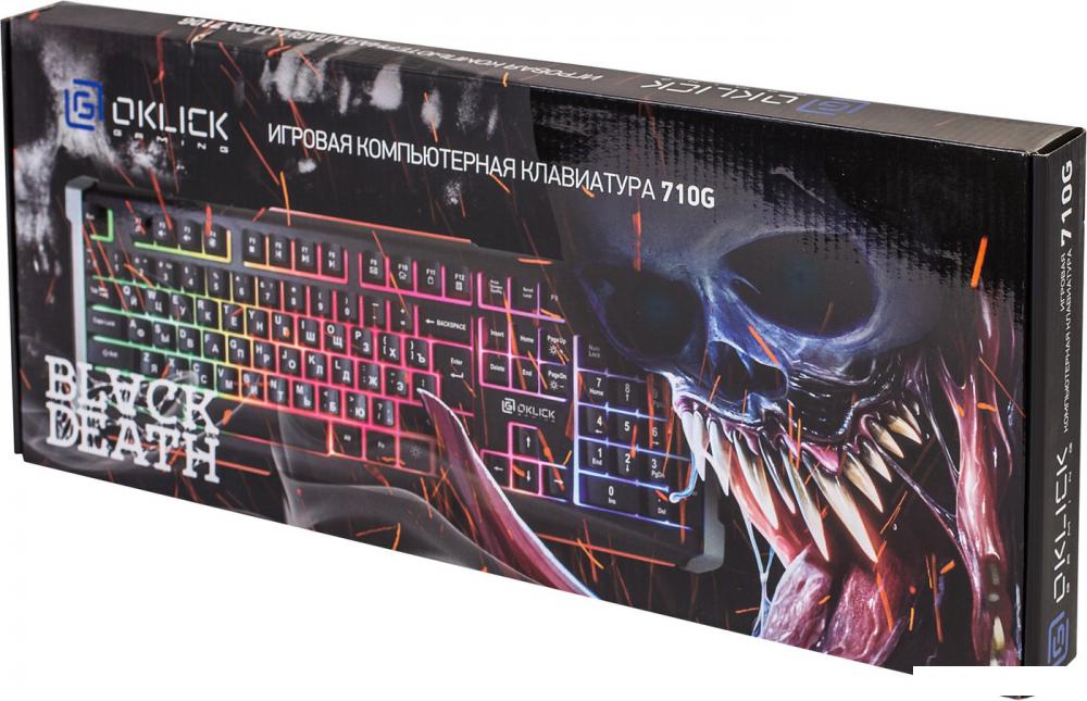 Клавиатура Оклик 710G Black Death