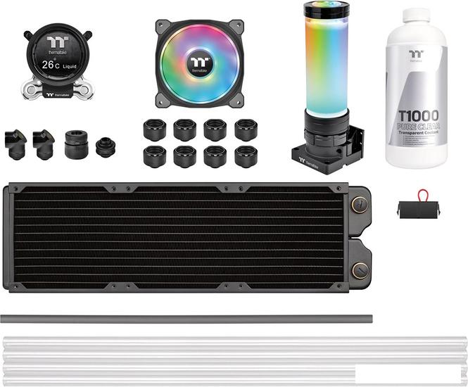 Система жидкостного охлаждения для процессора Thermaltake Pacific CLM360 Ultra Hard Tube Liquid Cooling Kit CL-W335-CU12SW-A