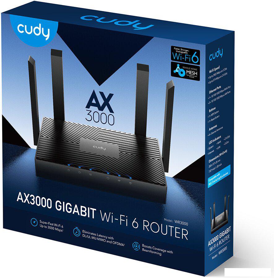 Wi-Fi роутер Cudy WR3000 2.0