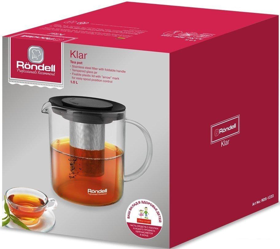 Заварочный чайник Rondell Klar RDS-1233