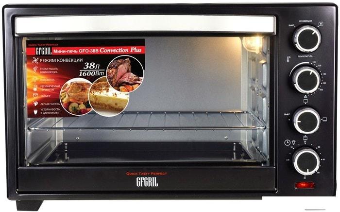 Мини-печь GFgril GFO-38B Convection Plus