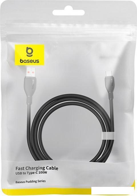 Кабель Baseus Pudding Series USB Type-A - USB Type-C (2 м, черный)