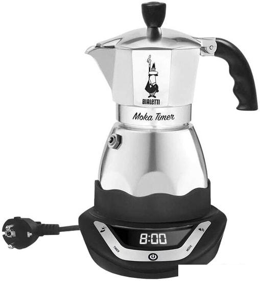 Гейзерная кофеварка Bialetti Moka Timer (3 порции)