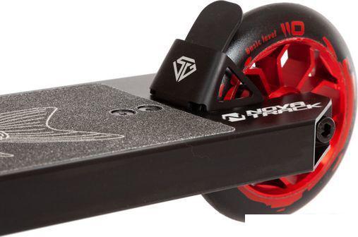 Трюковый самокат Novatrack Psycho 40/110 110A.PSYCHOP1.BK22 (черный/красный)
