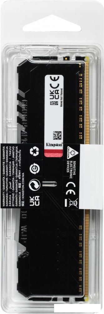Оперативная память Kingston FURY Beast RGB 16ГБ DDR4 3200 МГц KF432C16BB2A/16
