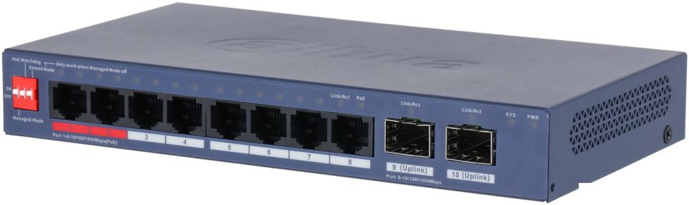 Управляемый коммутатор 2-го уровня Dahua DH-CS4210-8GT-110