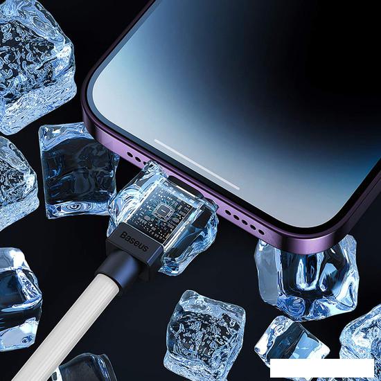 Кабель Baseus CoolPlay Series Fast Charging Data Cable 2.4A USB Type-A - Lightning (2 м, белый)