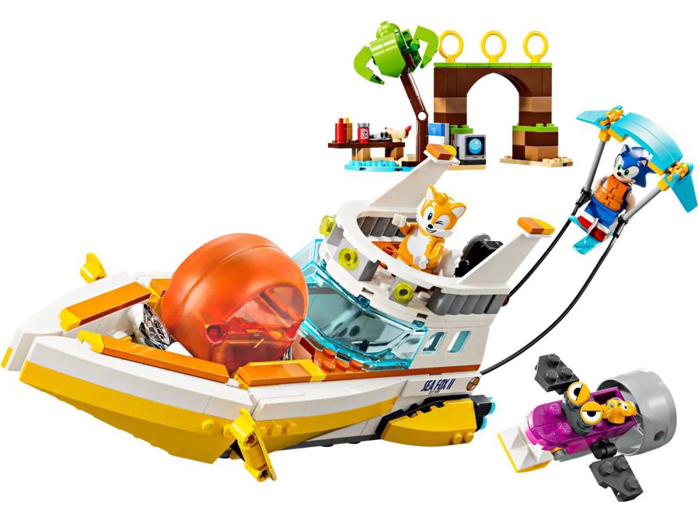 Конструктор LEGO Super Sonic Приключения на лодке Тейлза 76997