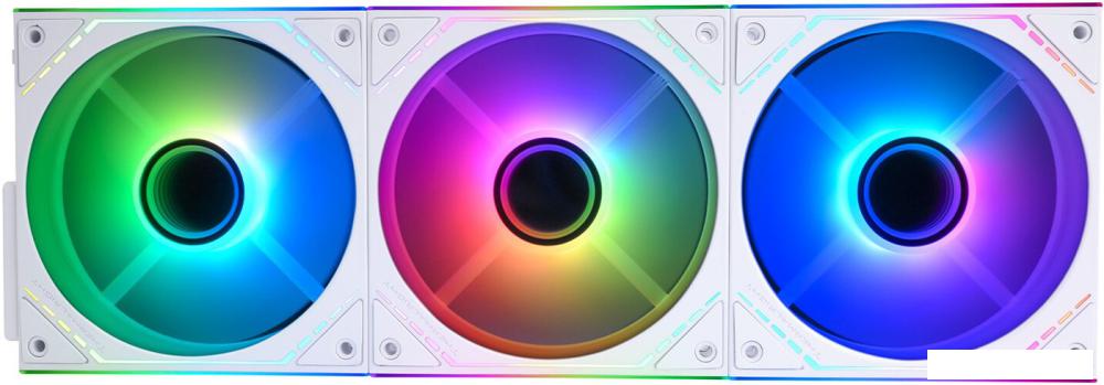 Комплект вентиляторов для корпуса Thermalright TL-M12QRW-S X3 (белый)