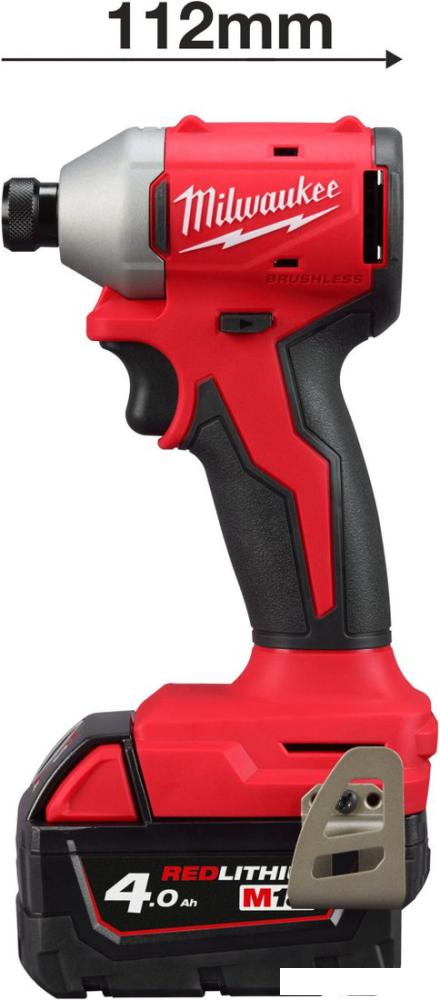 Винтоверт Milwaukee M18 BLIDRCMC-402C 4933499457 (с 2-мя АКБ, кейс)