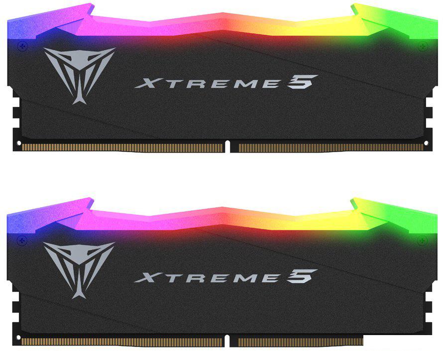 Оперативная память Patriot Viper Xtreme 5 RGB 2x24ГБ DDR5 8000МГц PVXR548G80C38K