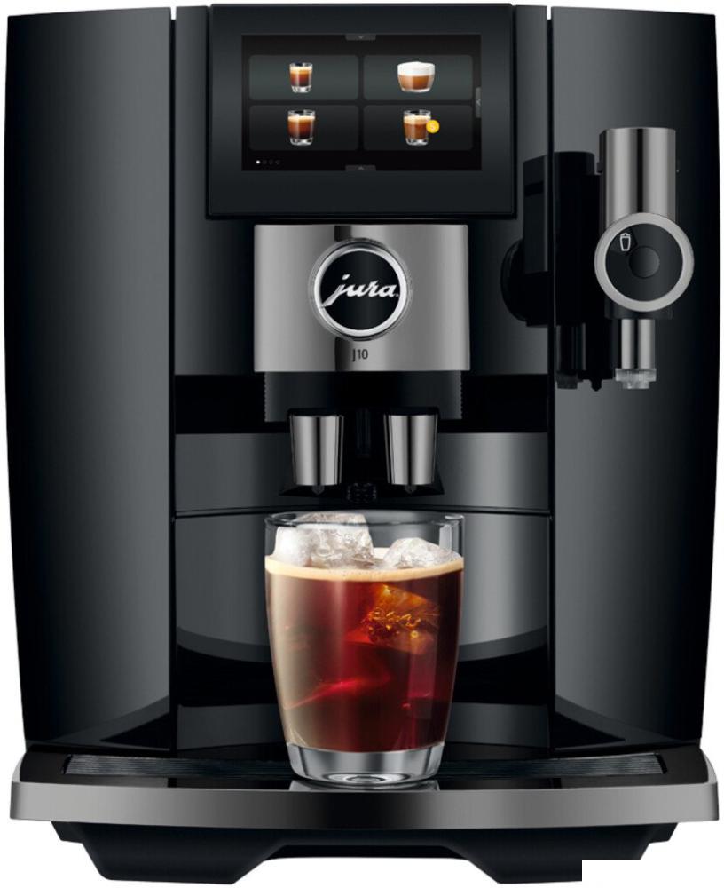 Кофемашина JURA J10 Piano Black EA 15562 (черный)
