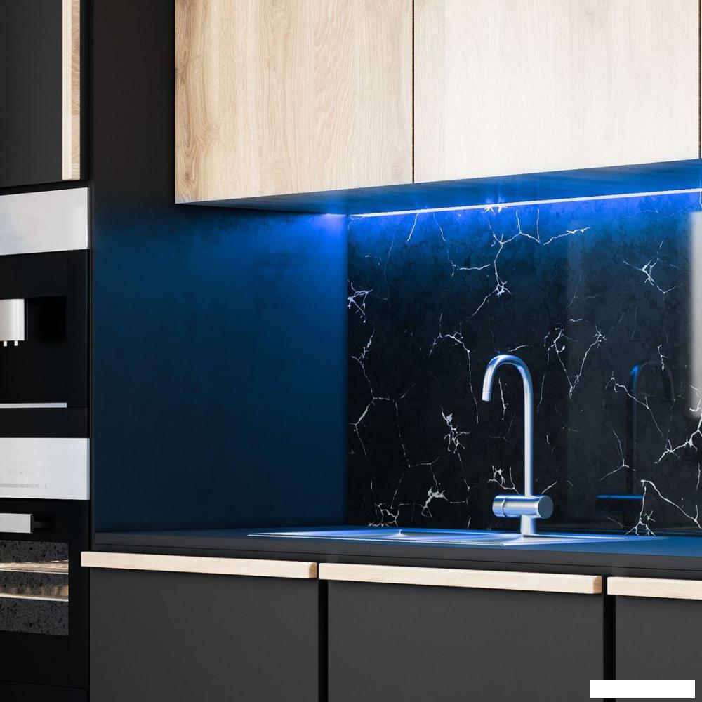 Светодиодная лента Gauss Basic LED 5050/60 12V 10W/m 700lm/m RGB 10mm IP20 5m 1/100 BT055