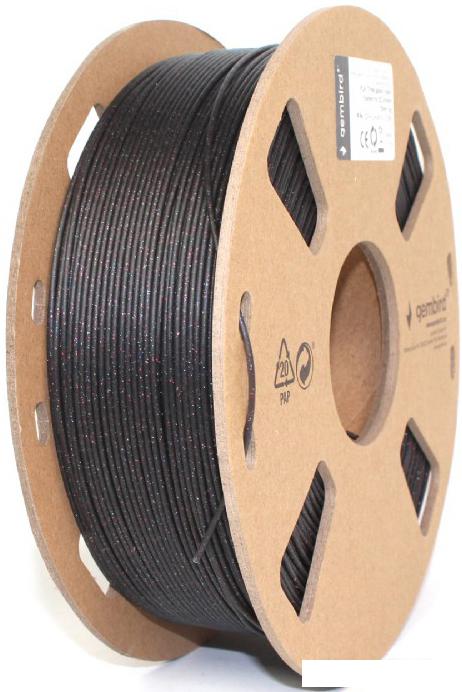 Пластик Gembird PLA 1.75 мм 1000 г 3DP-PLA-MX3-01-GBK (черный)