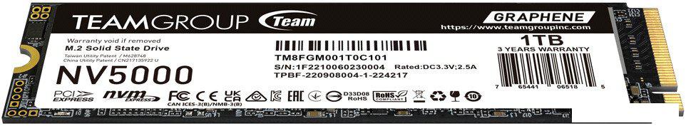 SSD Team NV5000 1TB TM8FGM001T0C101