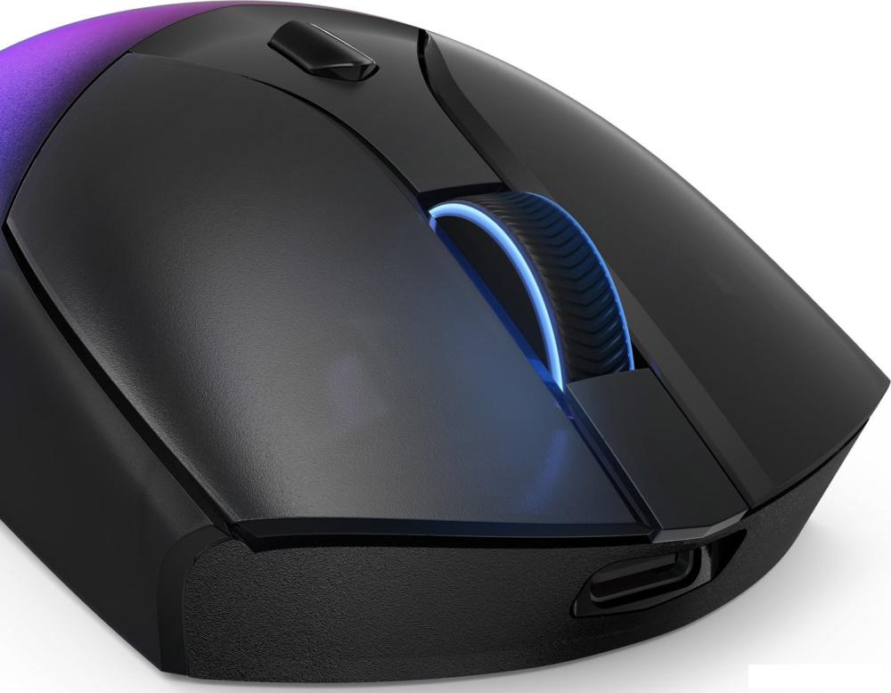 Игровая мышь Lenovo M410 Wireless RGB (черный)