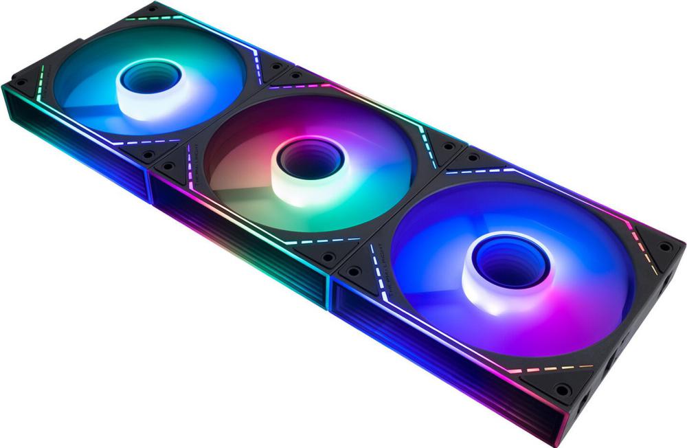 Комплект вентиляторов для корпуса Thermalright TL-M12QR-S X3 (черный)