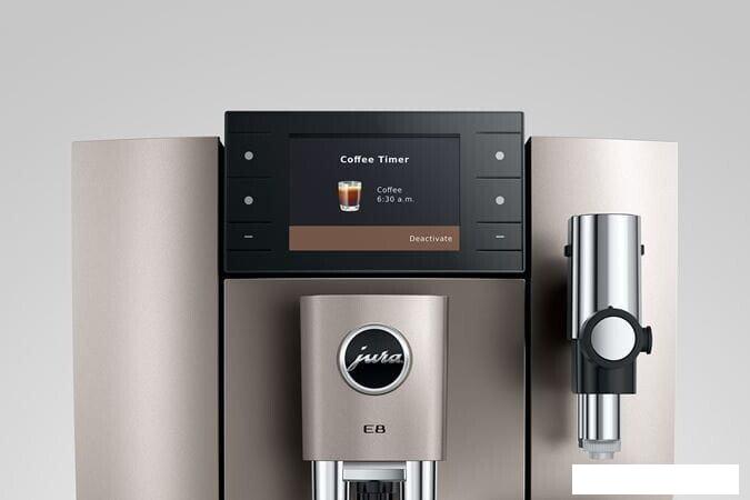 Кофемашина JURA E8 Midnight Silver ED 15712