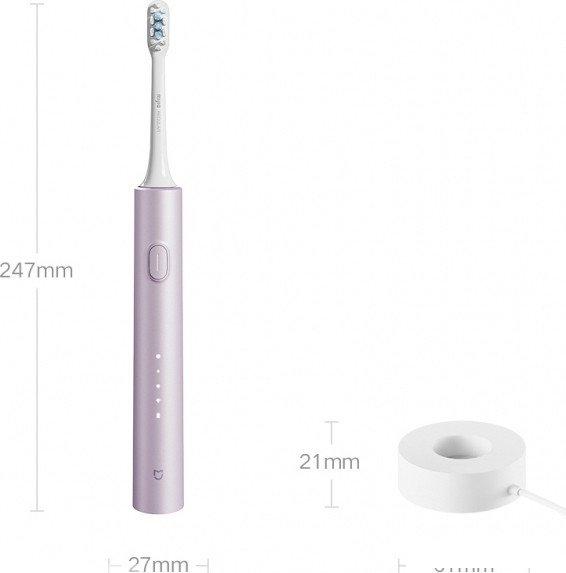 Электрическая зубная щетка Xiaomi Electric Toothbrush T302 MES608 (китайская версия, фиолетовый)