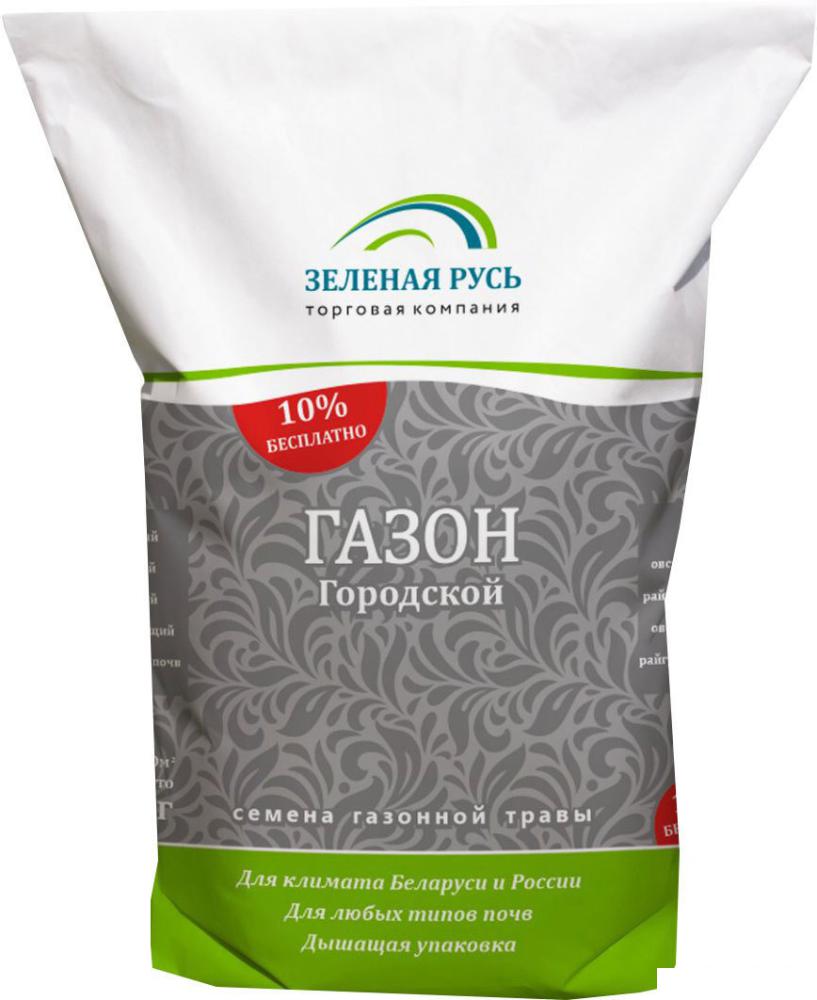 Семена Зеленая Русь Газон Городской 20 кг