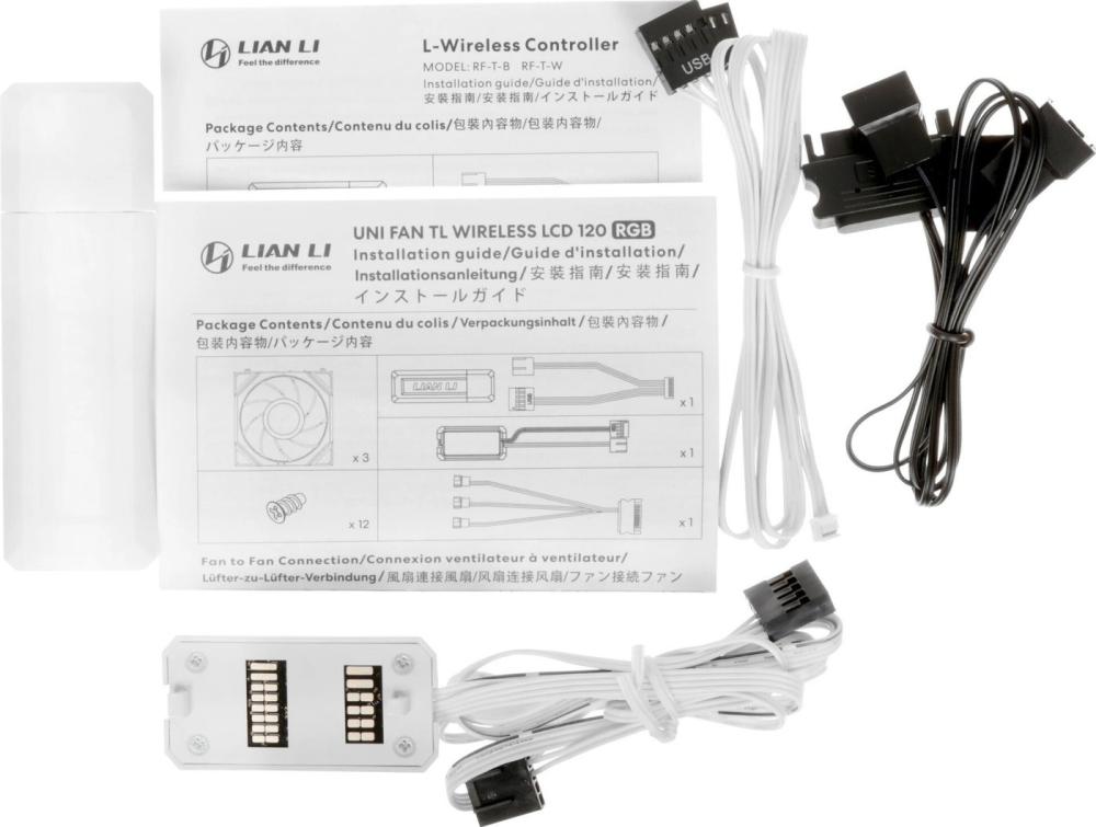 Комплект вентиляторов для корпуса с контроллером Lian Li Uni Fan TL 120 Wireless 12TLLCD1W3W G99.12TLLCD1W3W.R0
