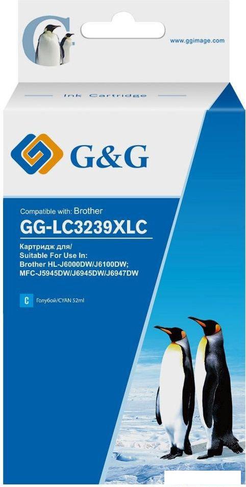 Картридж G&amp;G GG-LC3239XLC (аналог Brother LC3239XLC)