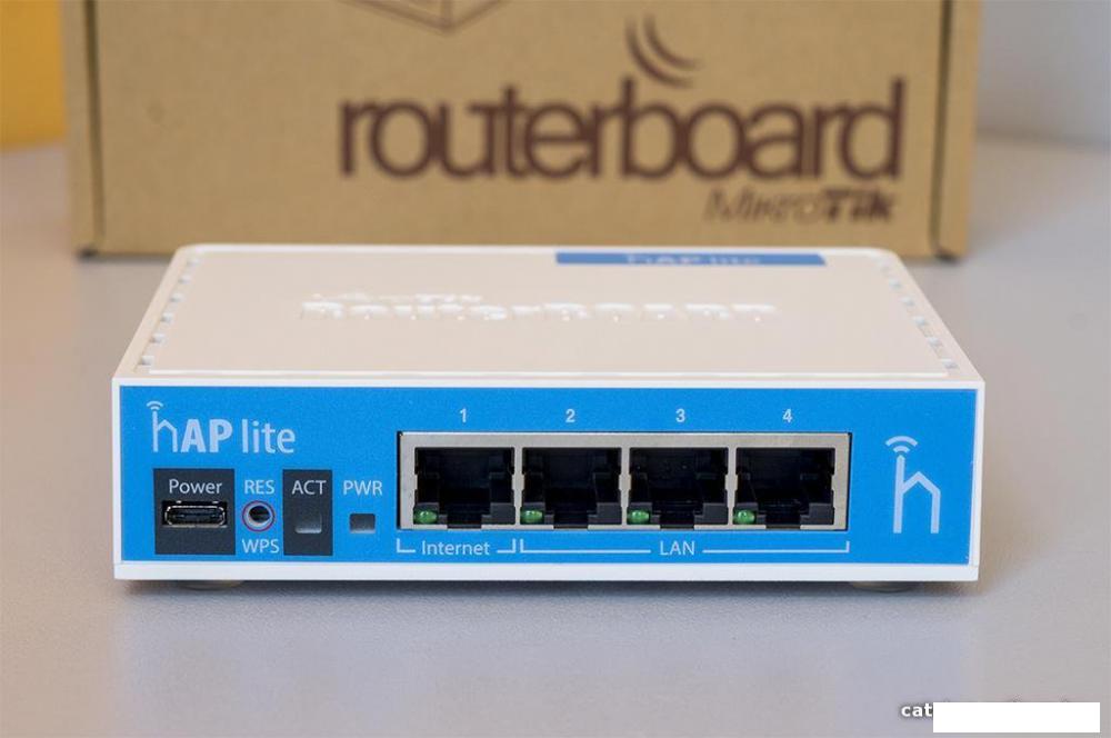 Wi-Fi роутер Mikrotik hAP lite (RB941-2nD)