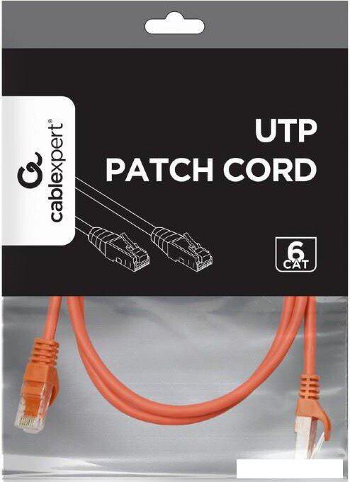 Кабель Cablexpert PP6U-1M/R RJ45 - RJ45 (1 м, красный)