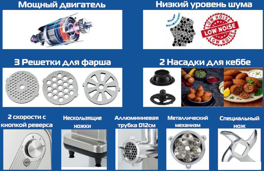 Мясорубка Renova MG320-R2SP