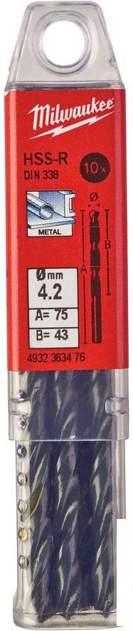 Набор сверл Milwaukee 4932363476 (10 предметов)