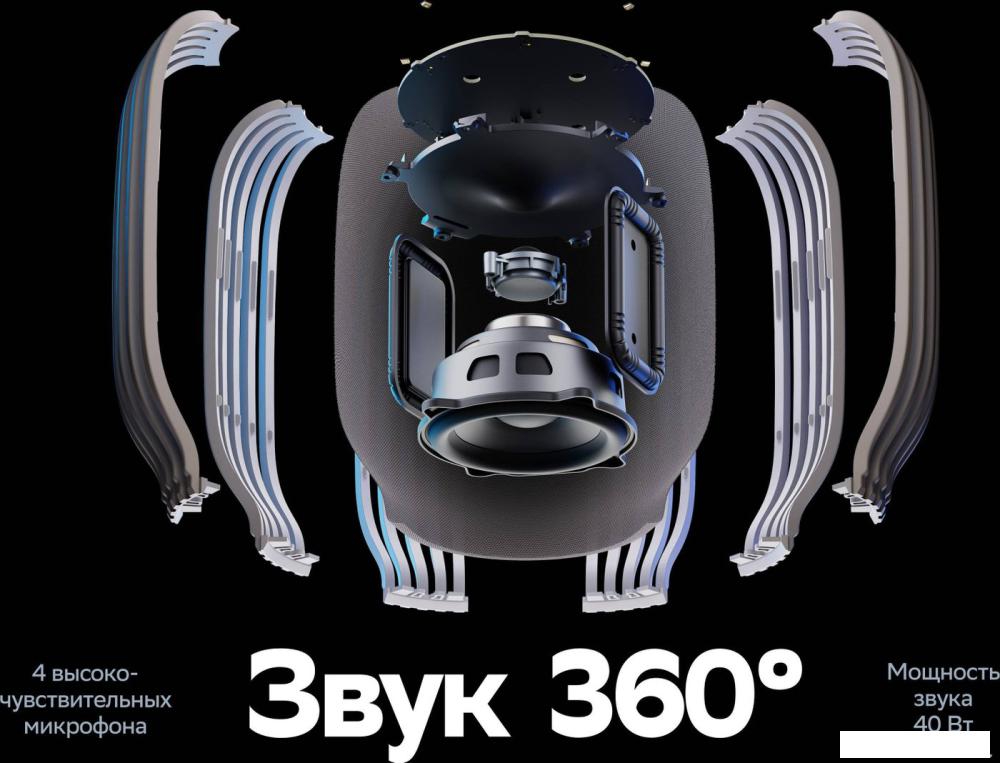 Умная колонка Sber SberBoom (галактический синий)