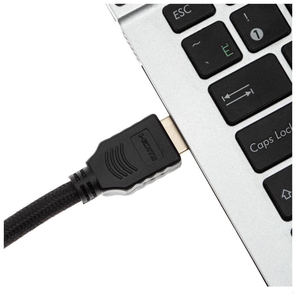 Кабель CACTUS HDMI - HDMI CS-HDMI.2-1.8 (1.8 м, черный)