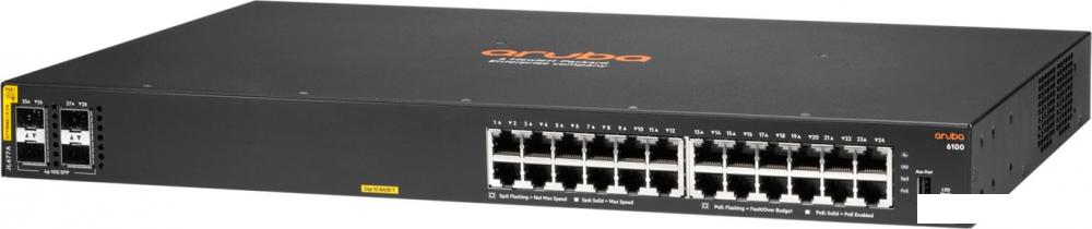 Управляемый коммутатор 2-го уровня Aruba 6100 Series JL677A