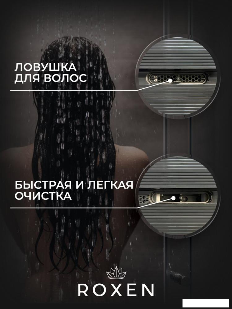 Трап/канал Roxen Slim GunMetal 91060-80GM