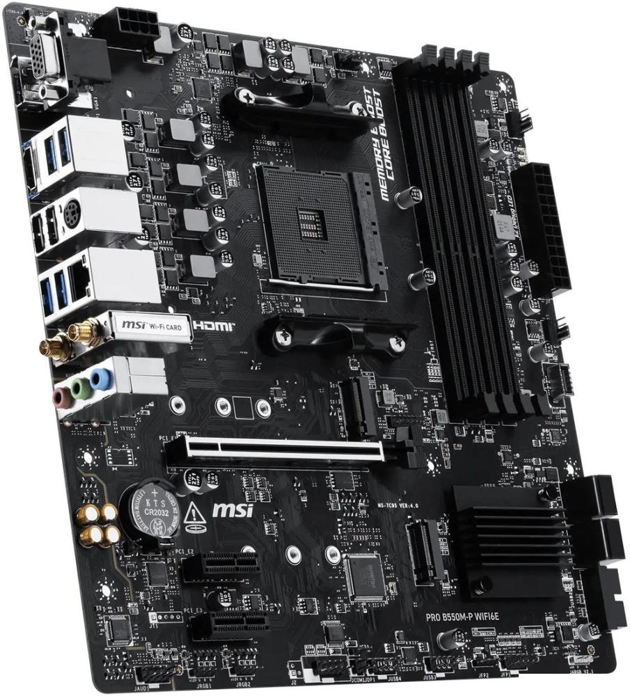 Материнская плата MSI Pro B550M-P WiFi6E