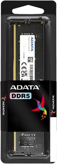 Оперативная память ADATA 8ГБ DDR5 4800 МГц AD5U48008G-S