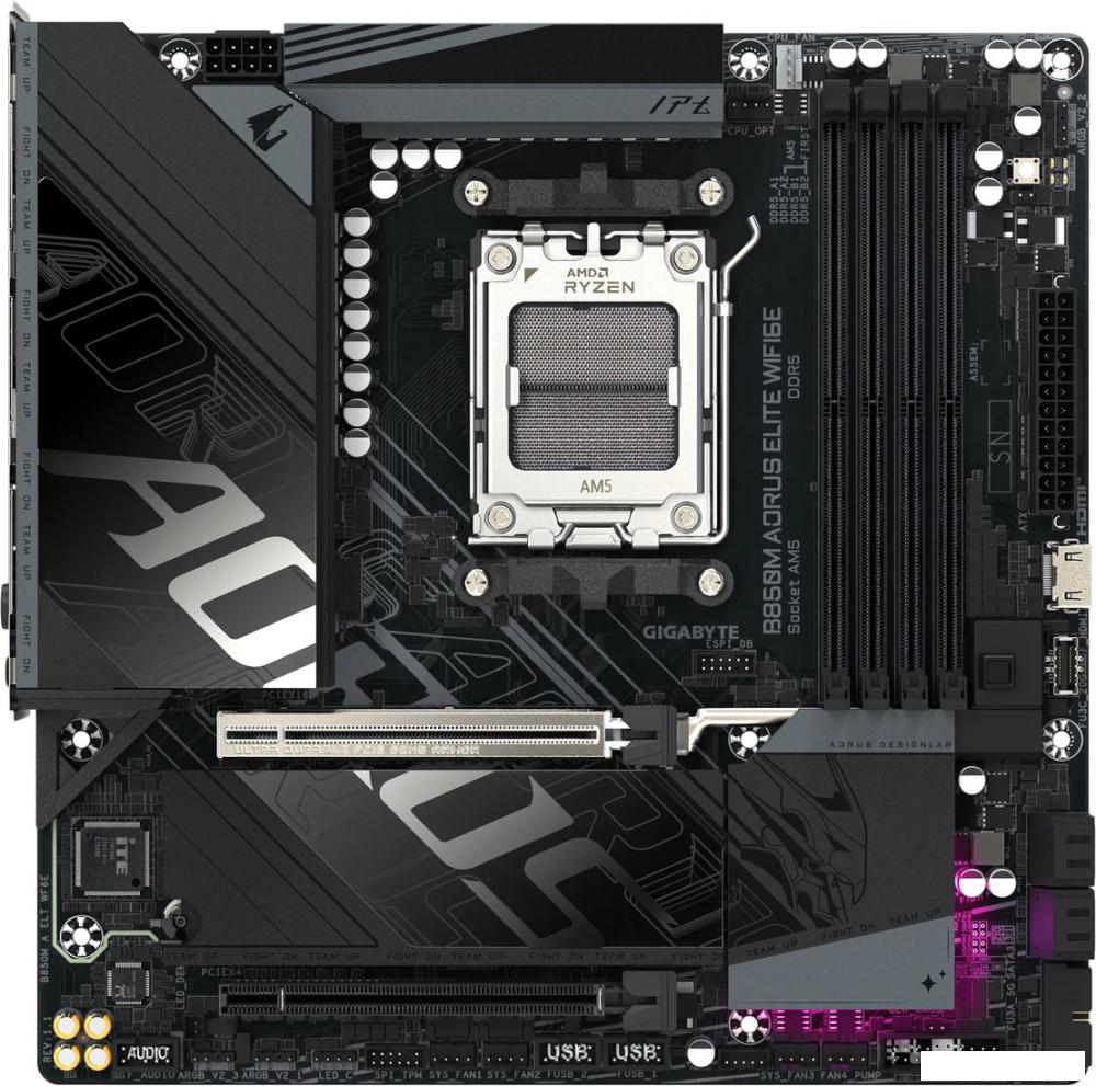 Материнская плата Gigabyte B850M Aorus Elite WiFi6E (rev. 1.0)